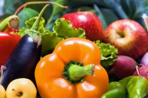 peperoni, vitamina A, melanzane, mele