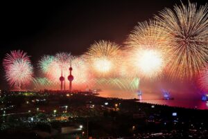 kuwait-fireworks-display-lights