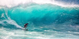 surfista, onde mare